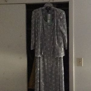 Two piece R&M Richards cocktail dress with…